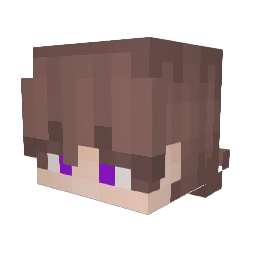 isahoot Minecraft avatar head, 3D render