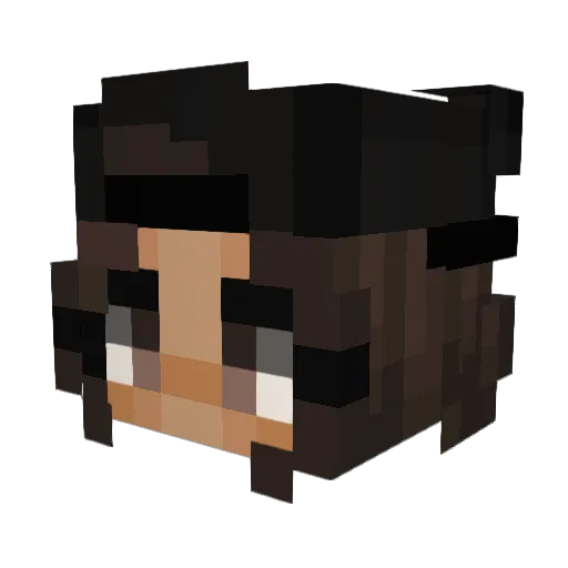 isaiam Minecraft avatar head, 3D render