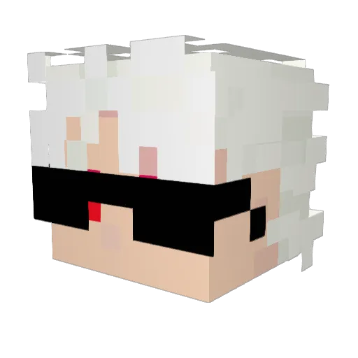isaias2nice Minecraft avatar head, 3D render