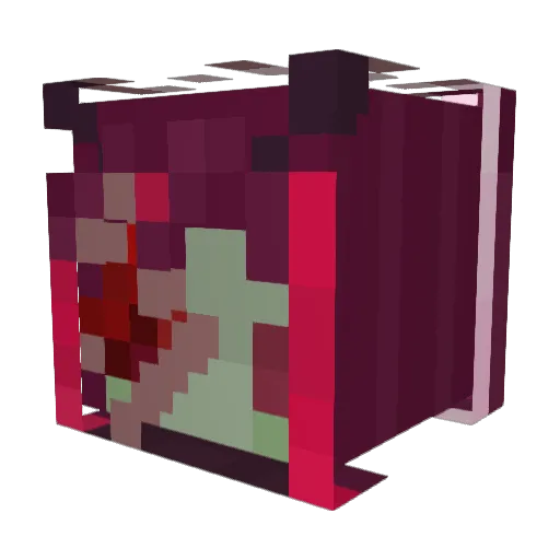 Minecraft-Avatar von isaixi: Kopf als 3D-Render