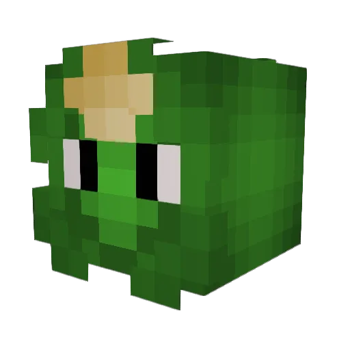 isak0819 Minecraft avatar head, 3D render