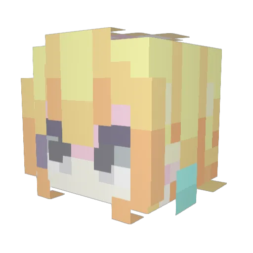 isakl12345 Minecraft avatar head, 3D render
