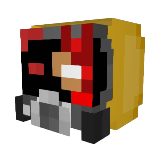 isakral12345 Minecraft avatar head, 3D render