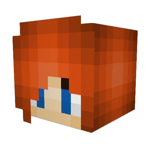 isashrub Minecraft avatar head, 3D render
