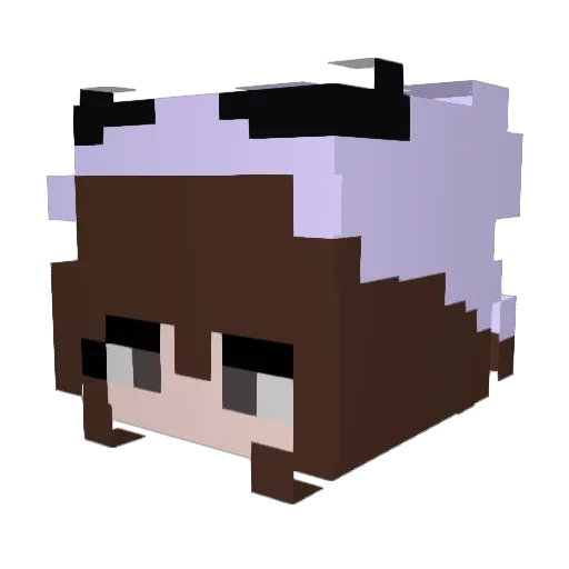 isasunshine Minecraft avatar head, 3D render