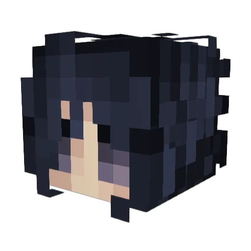 isdedzik Minecraft avatar head, 3D render