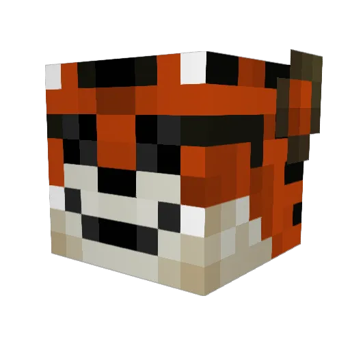 isderf Minecraft avatar head, 3D render