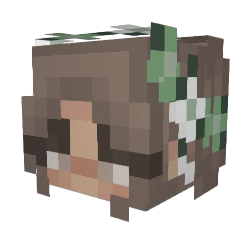 isgravy Minecraft avatar head, 3D render