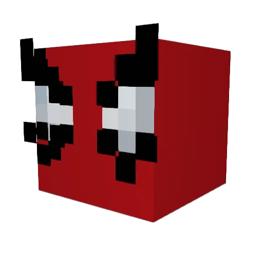 ishanpancake Minecraft avatar head, 3D render