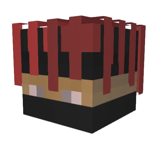 ishido_ru Minecraft avatar head, 3D render