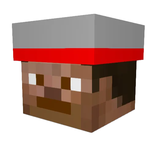 ishkabibble66 Minecraft avatar head, 3D render