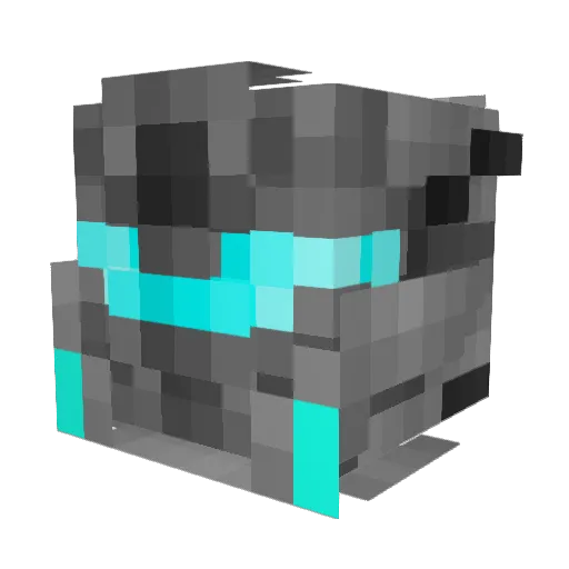 ishootoverthose Minecraft avatar head, 3D render