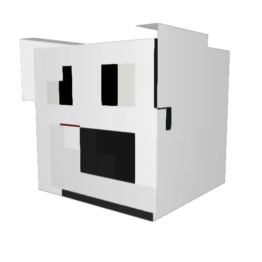 ishowBoph Minecraft avatar head, 3D render