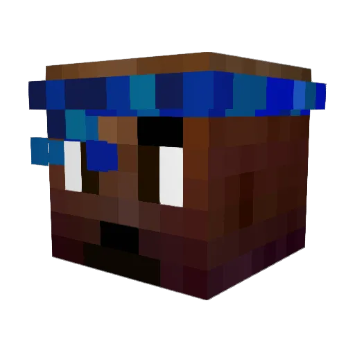 isibrpp Minecraft avatar head, 3D render