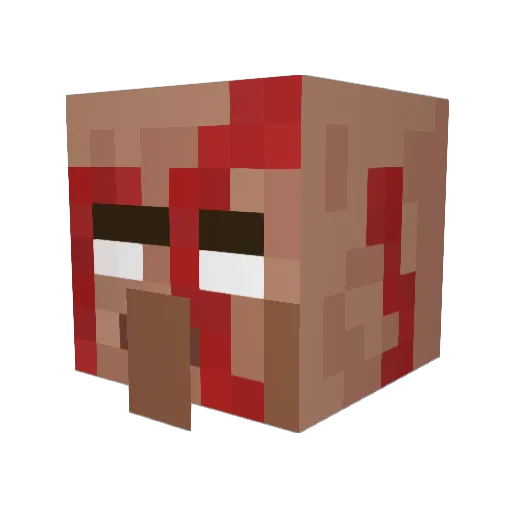 isidac69 Minecraft avatar head, 3D render