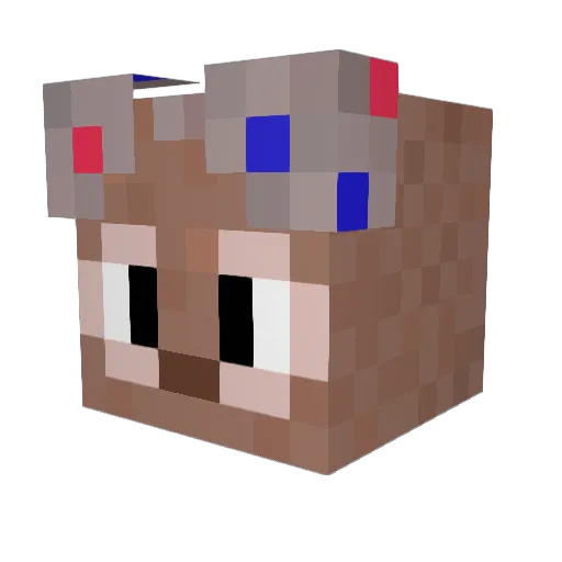 isikuma24 Minecraft avatar head, 3D render
