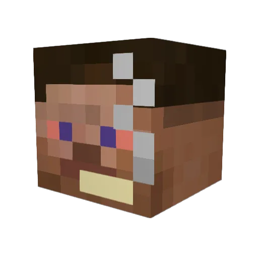 isimbulamadimy Minecraft avatar head, 3D render