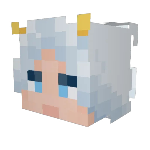 isimon15 Minecraft avatar head, 3D render