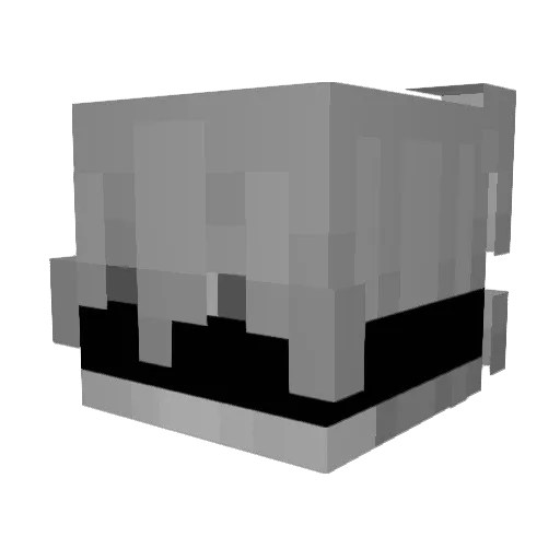 isimplyexist Minecraft avatar head, 3D render