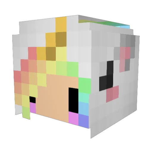 isis_reus Minecraft avatar head, 3D render
