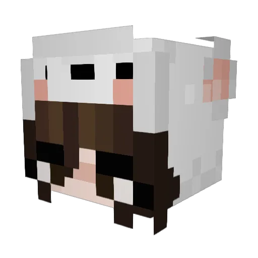isita00 Minecraft avatar head, 3D render