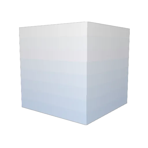 isitsat Minecraft avatar head, 3D render