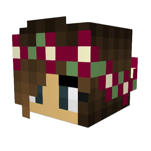 isj909090 Minecraft avatar head, 3D render