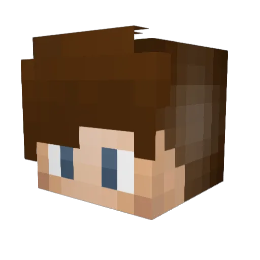 iska112 Minecraft avatar head, 3D render