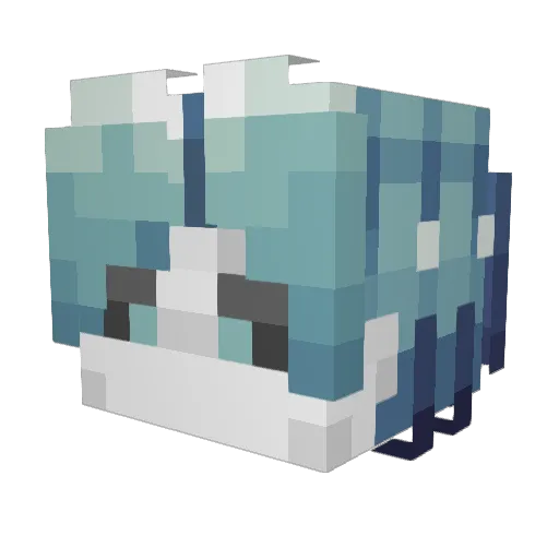 iskatrew Minecraft avatar head, 3D render