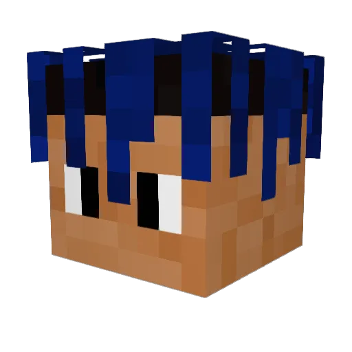 isko0510 Minecraft avatar head, 3D render