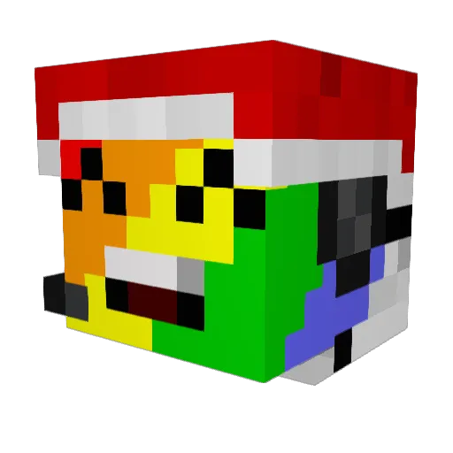 iskranadziei Minecraft avatar head, 3D render