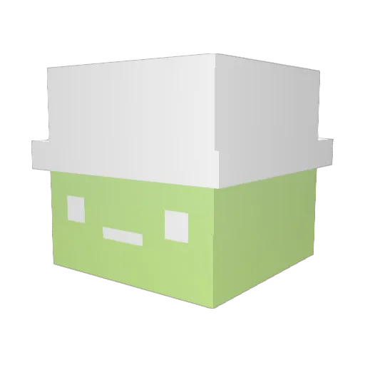 iskyzr Minecraft avatar head, 3D render