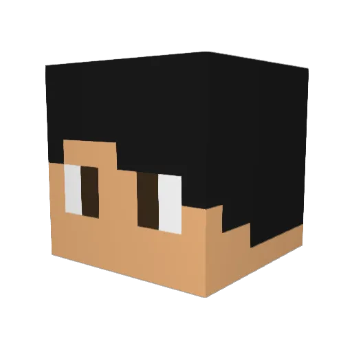 isl4nn Minecraft avatar head, 3D render