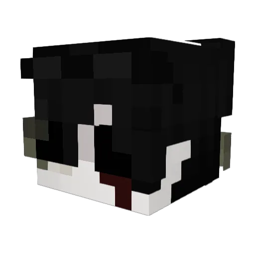 islamiko Minecraft avatar head, 3D render