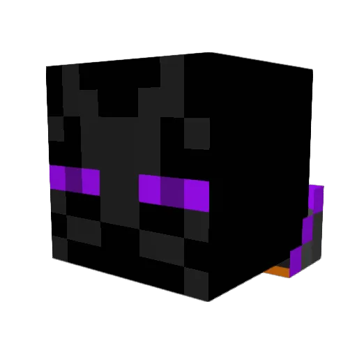 isleep1ng Minecraft avatar head, 3D render