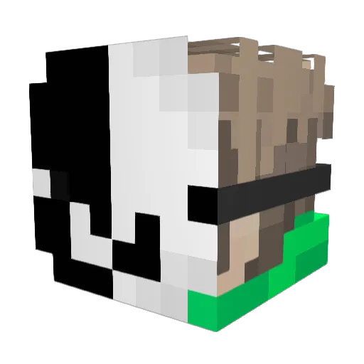 ismahaj345 Minecraft avatar head, 3D render