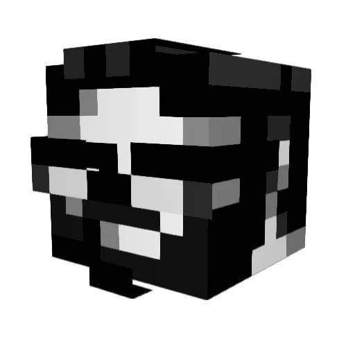 ismahorus Minecraft avatar head, 3D render