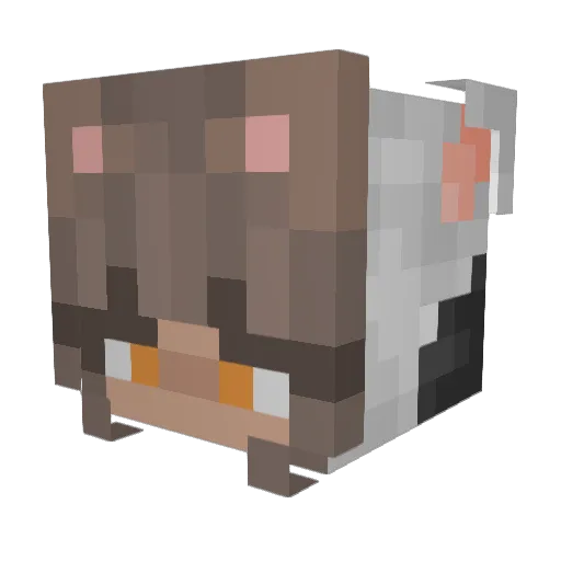 ismail_ekinci Minecraft avatar head, 3D render