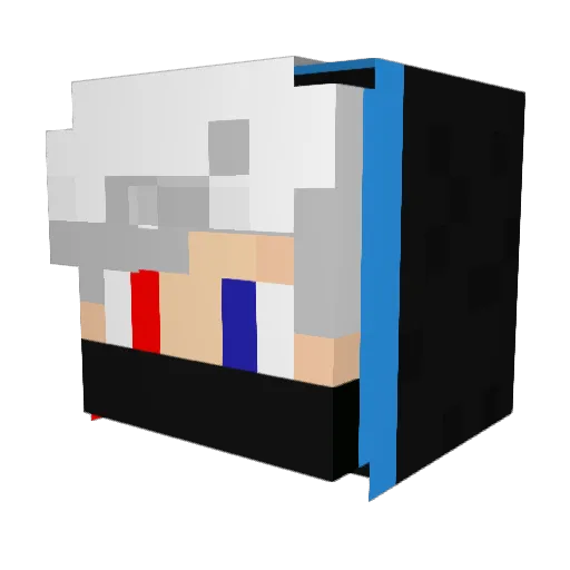 ismaileren Minecraft avatar head, 3D render