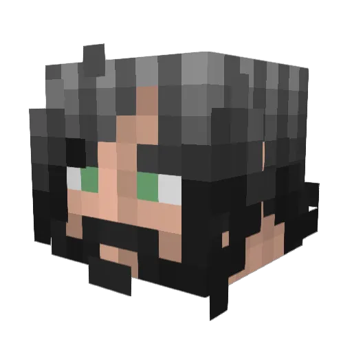 isman_00 Minecraft avatar head, 3D render