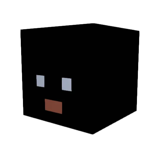 ismaneen Minecraft avatar head, 3D render