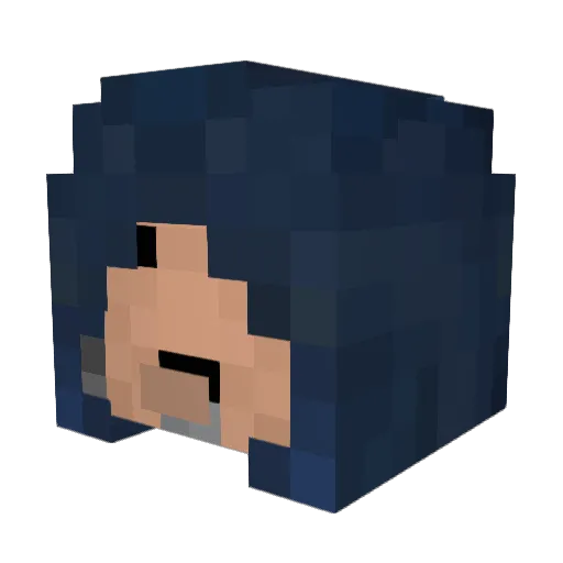 ismorgan Minecraft avatar head, 3D render