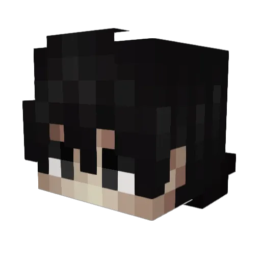 ismozyxd Minecraft avatar head, 3D render