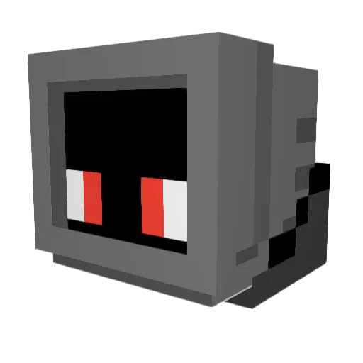 isnotpot Minecraft avatar head, 3D render