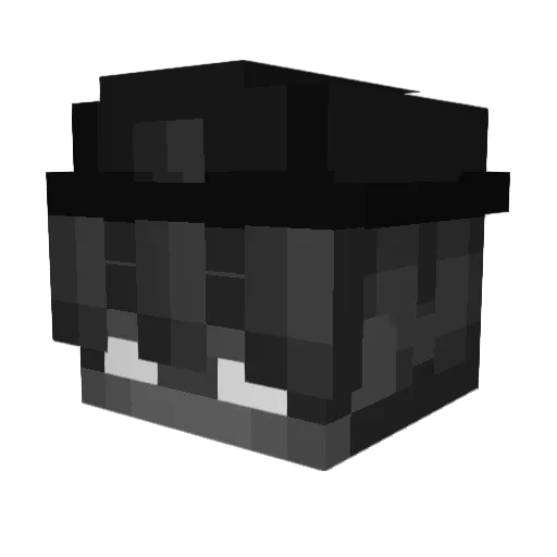 isntfair Minecraft avatar head, 3D render