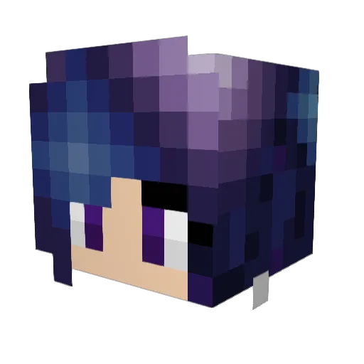 iso1309 Minecraft avatar head, 3D render
