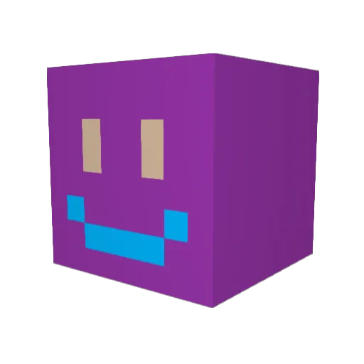 isobcool Minecraft avatar head, 3D render