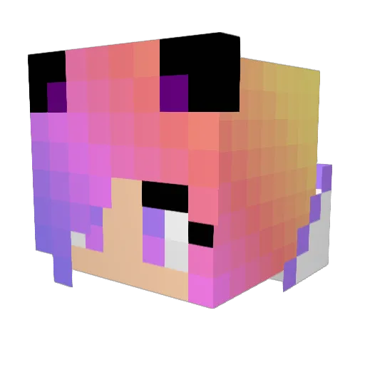 isobelstainer_ Minecraft avatar head, 3D render