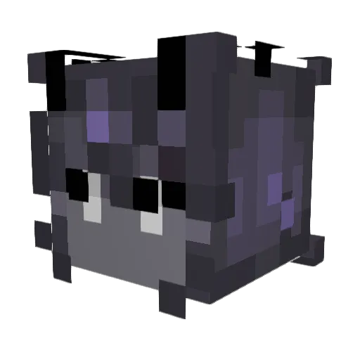 ispacesoul Minecraft avatar head, 3D render