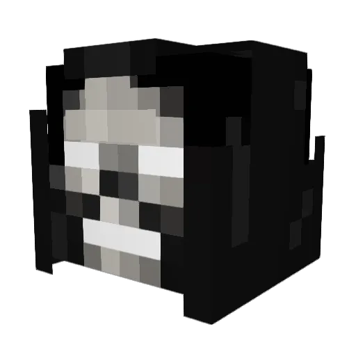 ispartana Minecraft avatar head, 3D render